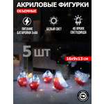 Акриловая светодиодная фигура-ночник NEON-NIGHT Семья снегирей 513-346