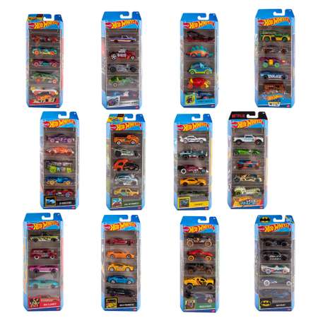 Автомобиль Hot Wheels Набор Let's Race 5 машинок