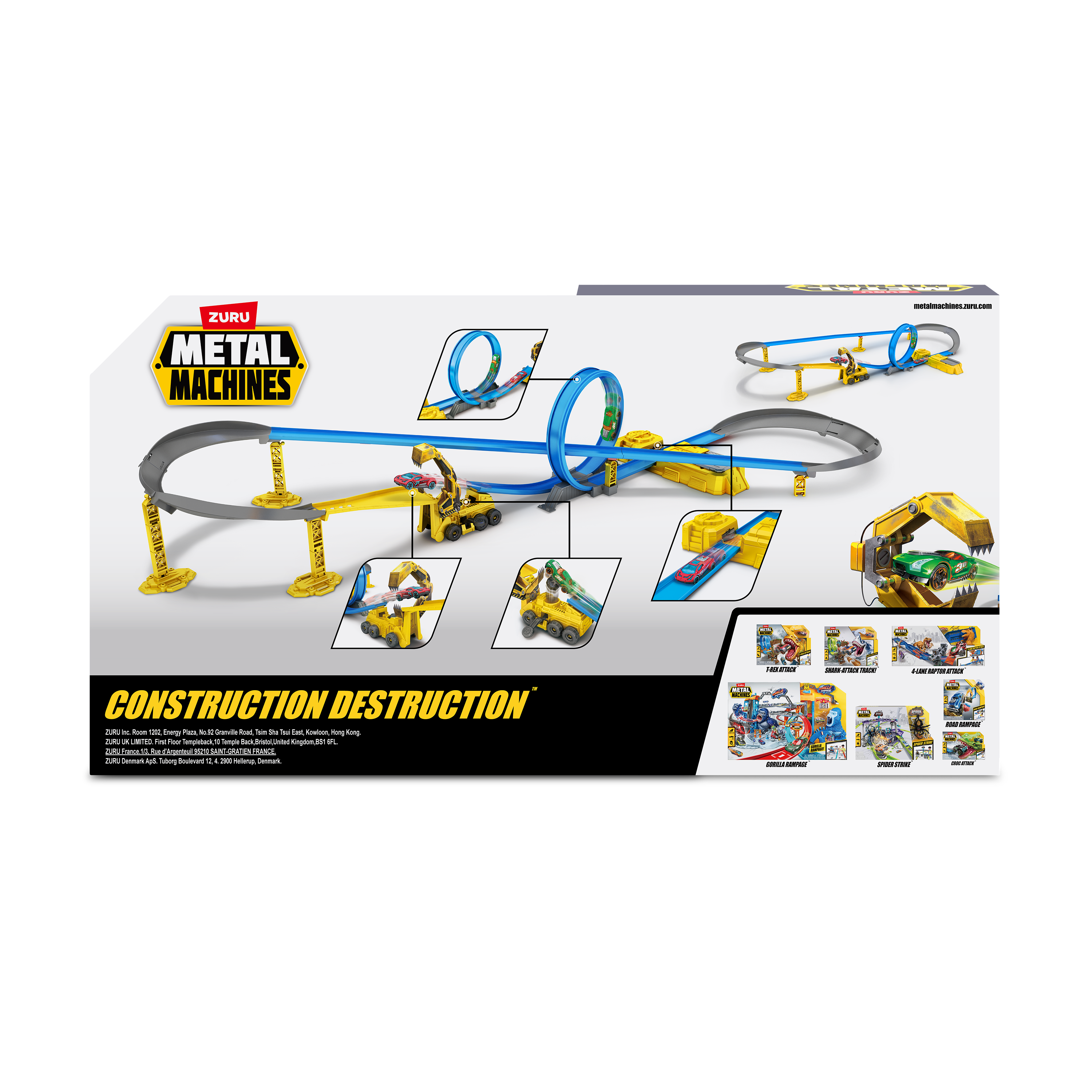 Трек Metal Machines Playset 6703 - фото 17