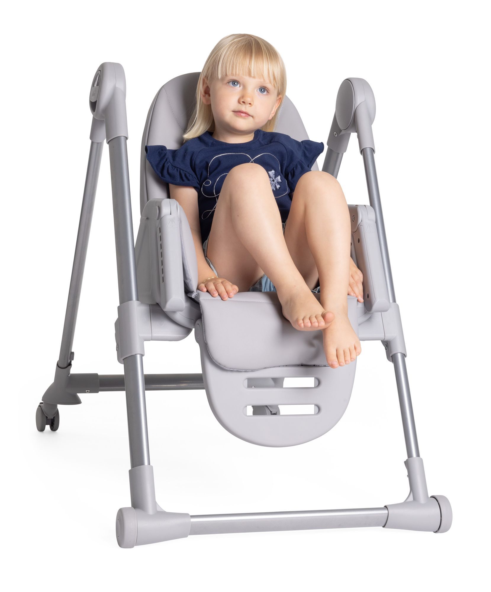 Стульчик для кормления Chicco серый - фото 18