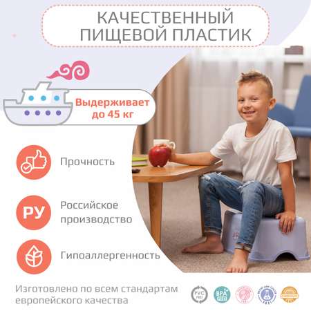 Стульчик-подставка KidWick Черепаха голубой