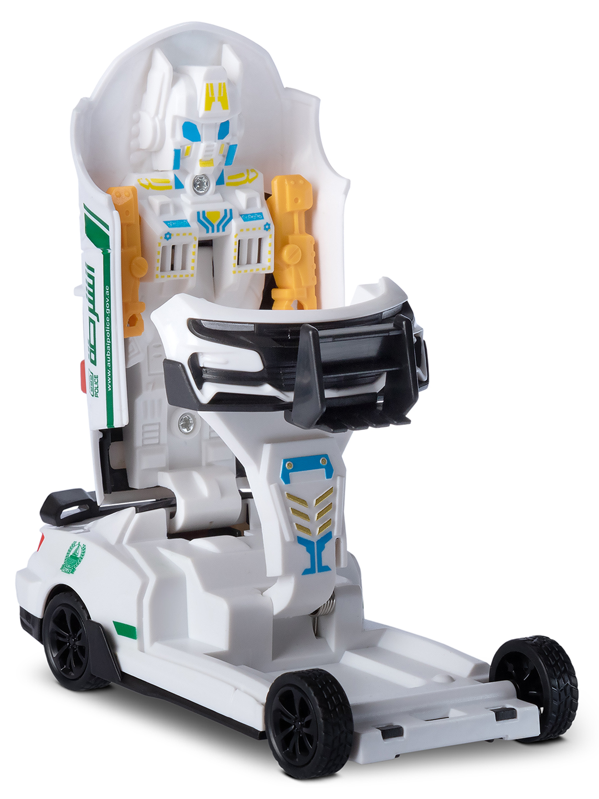 Фигурка AUTODRIVE Робот трансформер Белый - фото 14