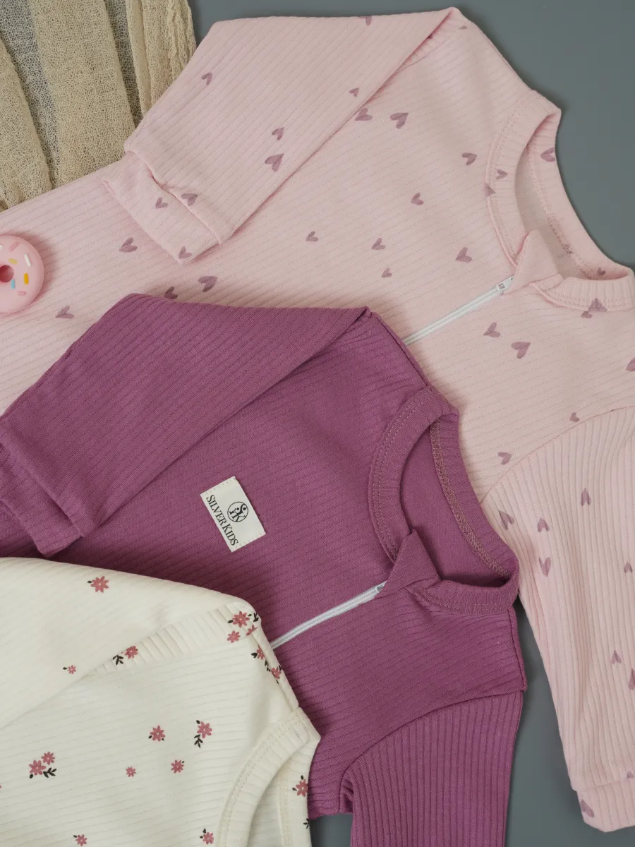 Комбинезон 3 шт Супер Пупс нбр/3пр/кмбнмол/сердцалюбви - фото 12