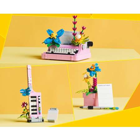Конструктор LEGO Creator Пишущая машинка с цветами блочный