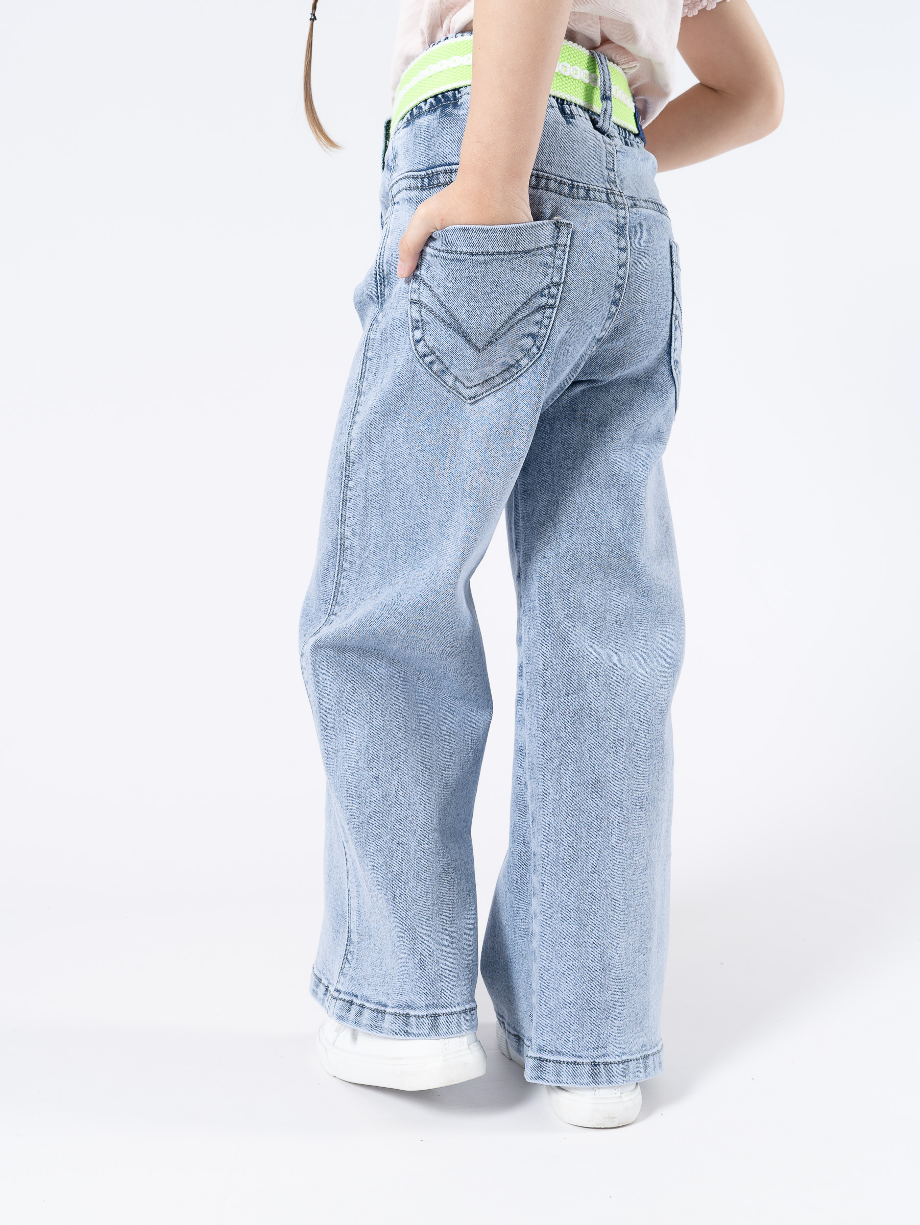 Джинсы TiGaDa джинсы/палаццо/девочки/голубой - фото 33
