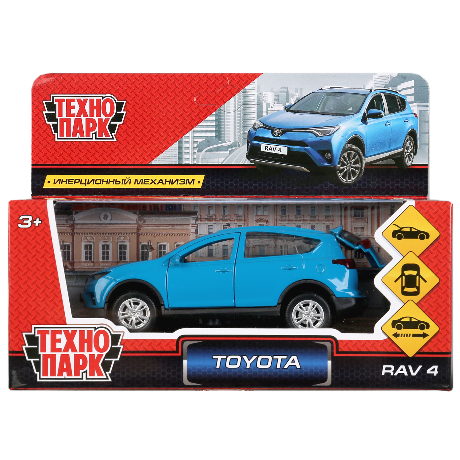 Автомобиль Технопарк Toyota синий 278678 - фото 2