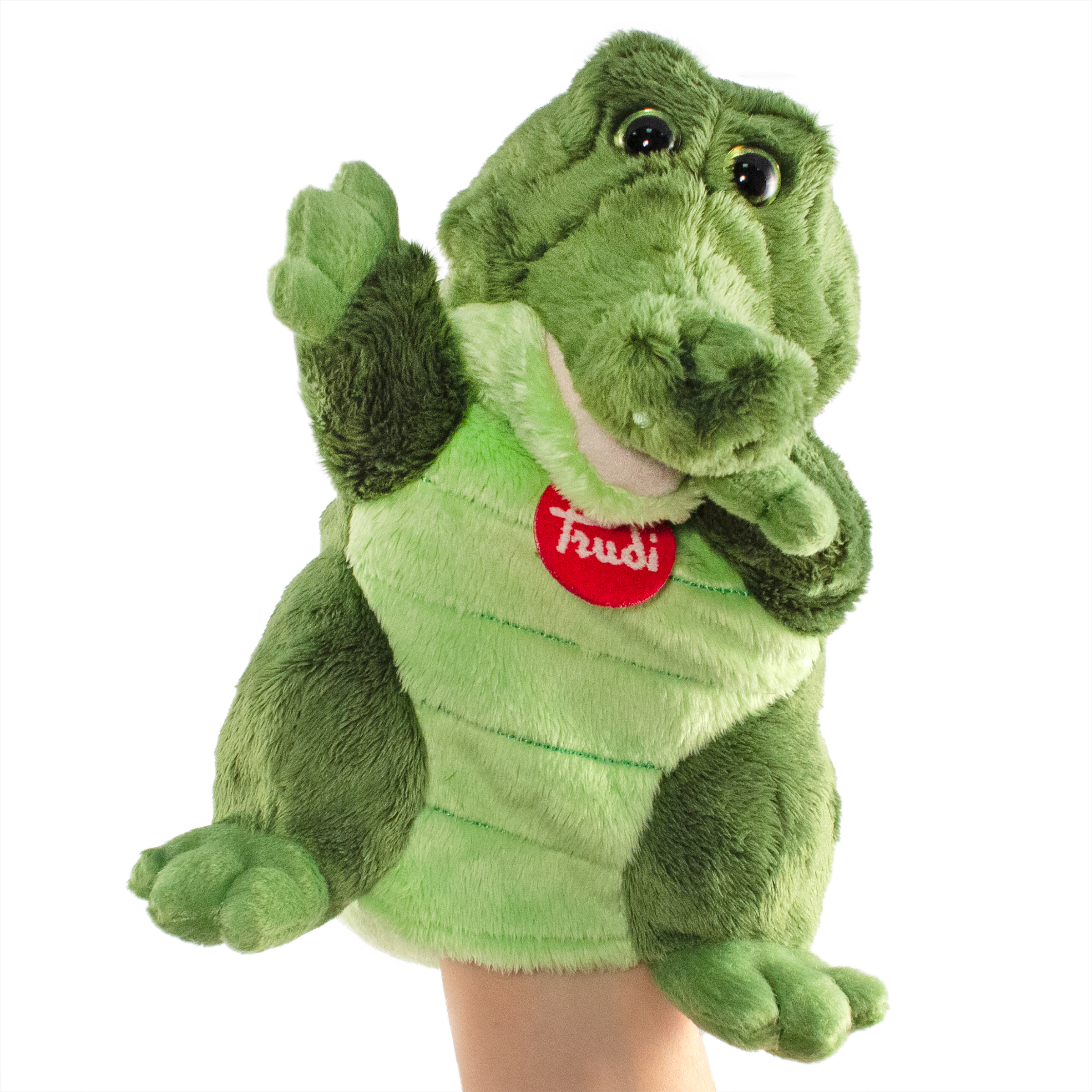 Игрушка мягкая Trudi на руку Крокодил 22см - фото 8