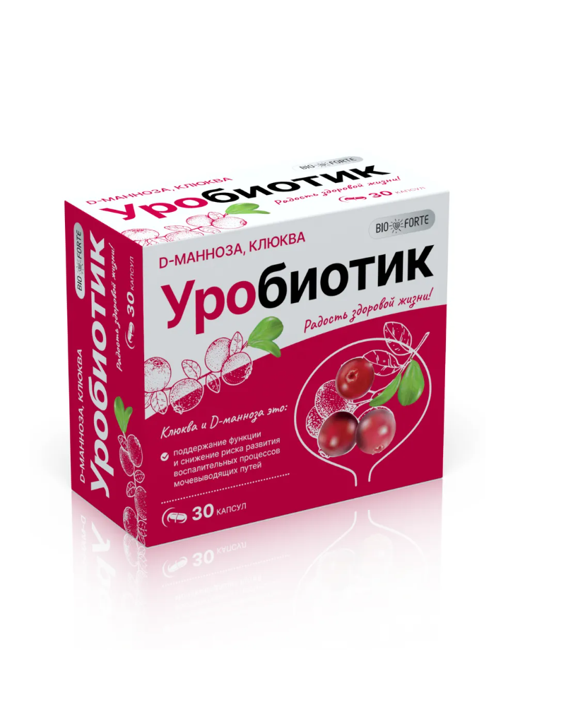 Витамины BioForte Уробиотик D-манноза - фото 6