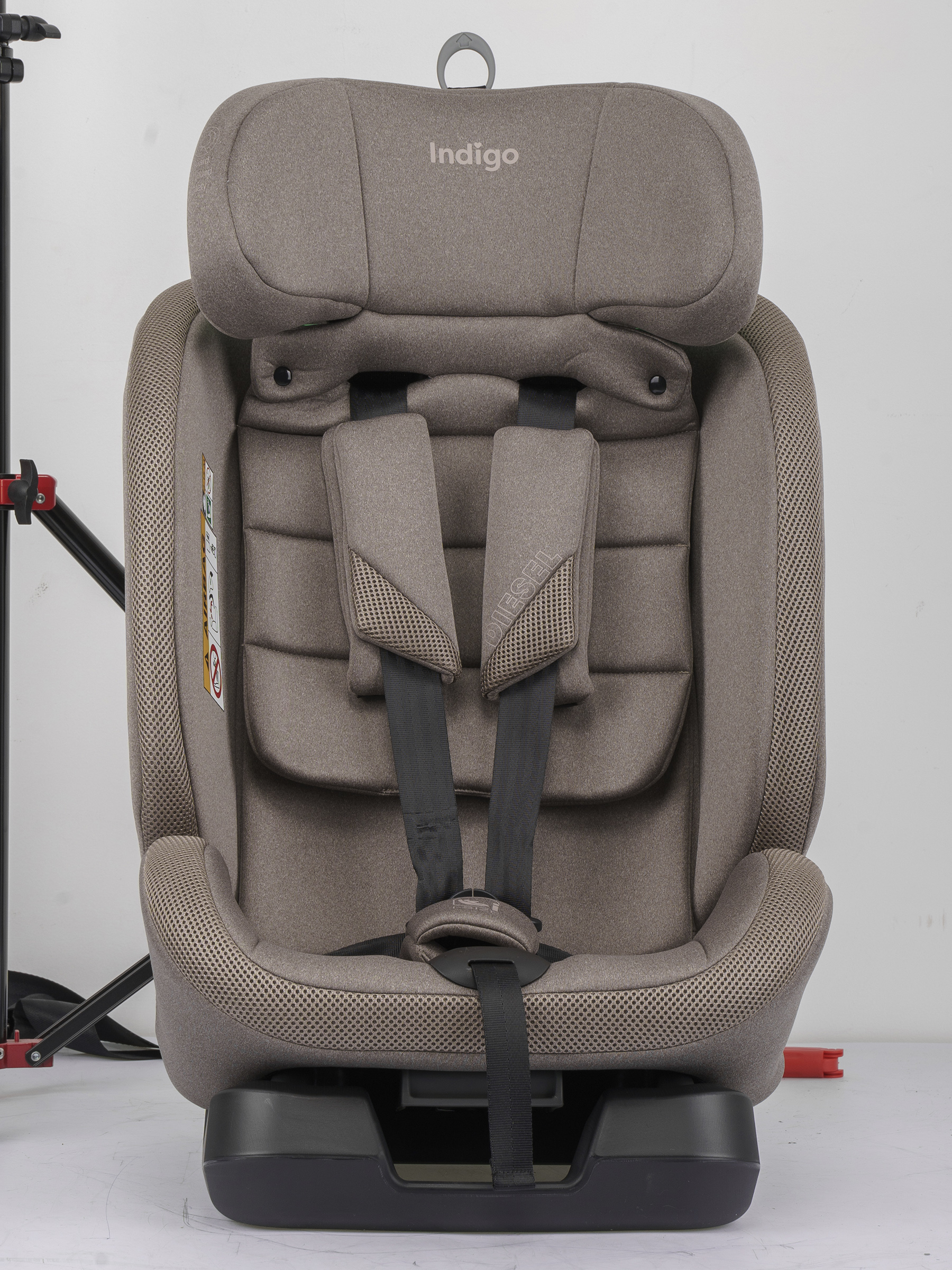 Автокресло Indigo Diesel I-SIZE, группа 0/1/2/3 0+/1/2/3 (0-36 кг) бежевый - фото 3