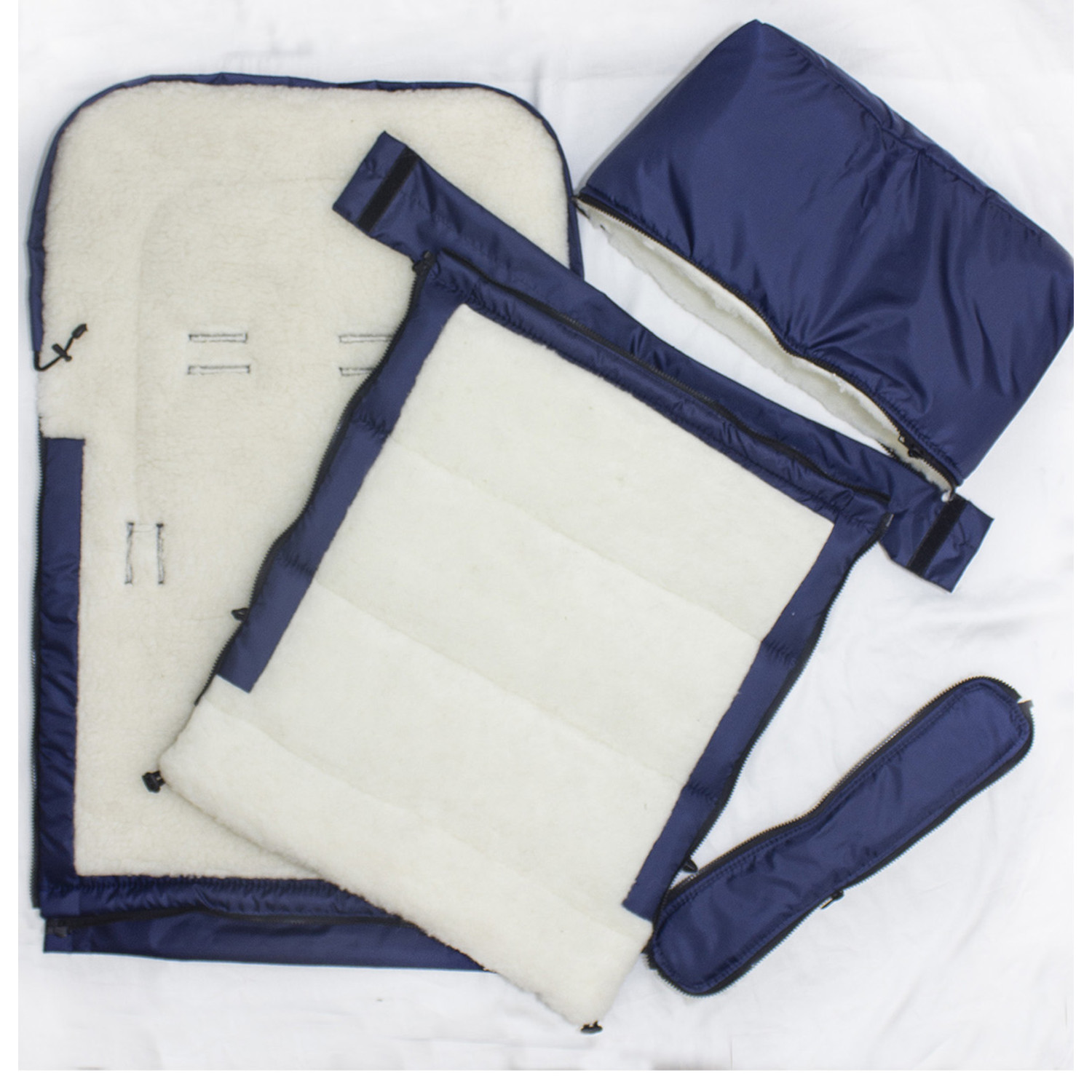 Конверт в коляску Осьминожка Трансформер синий - фото 7