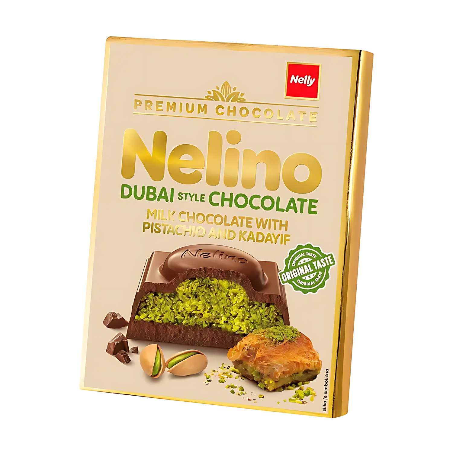 Шоколад Nelly Dubai chocolate молочный 62г - фото 1