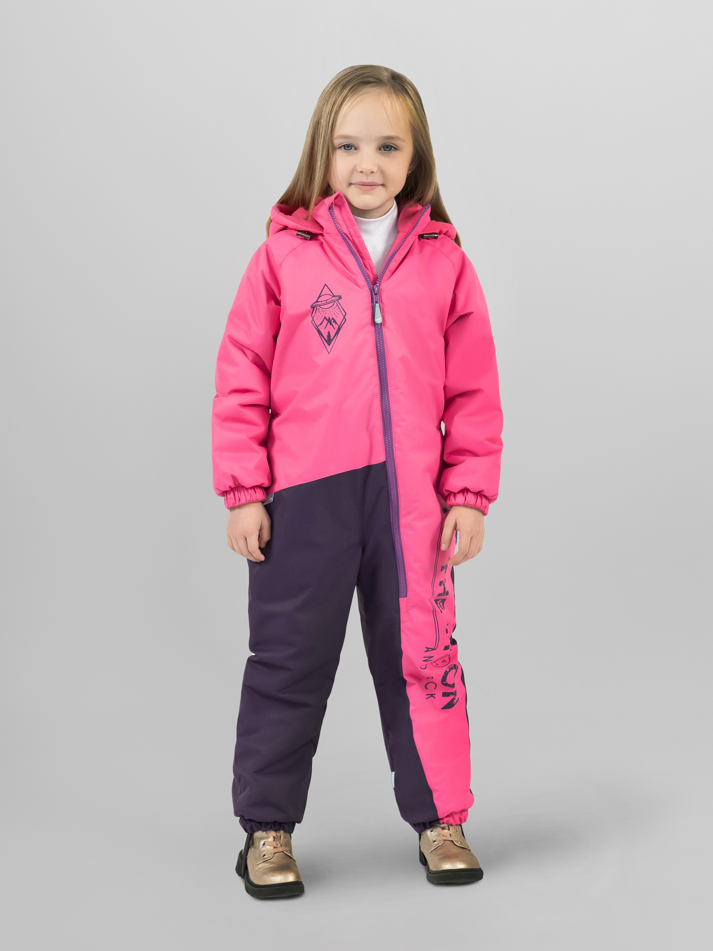 Комбинезон Arctic kids 30-038 фиолетовый - фото 1