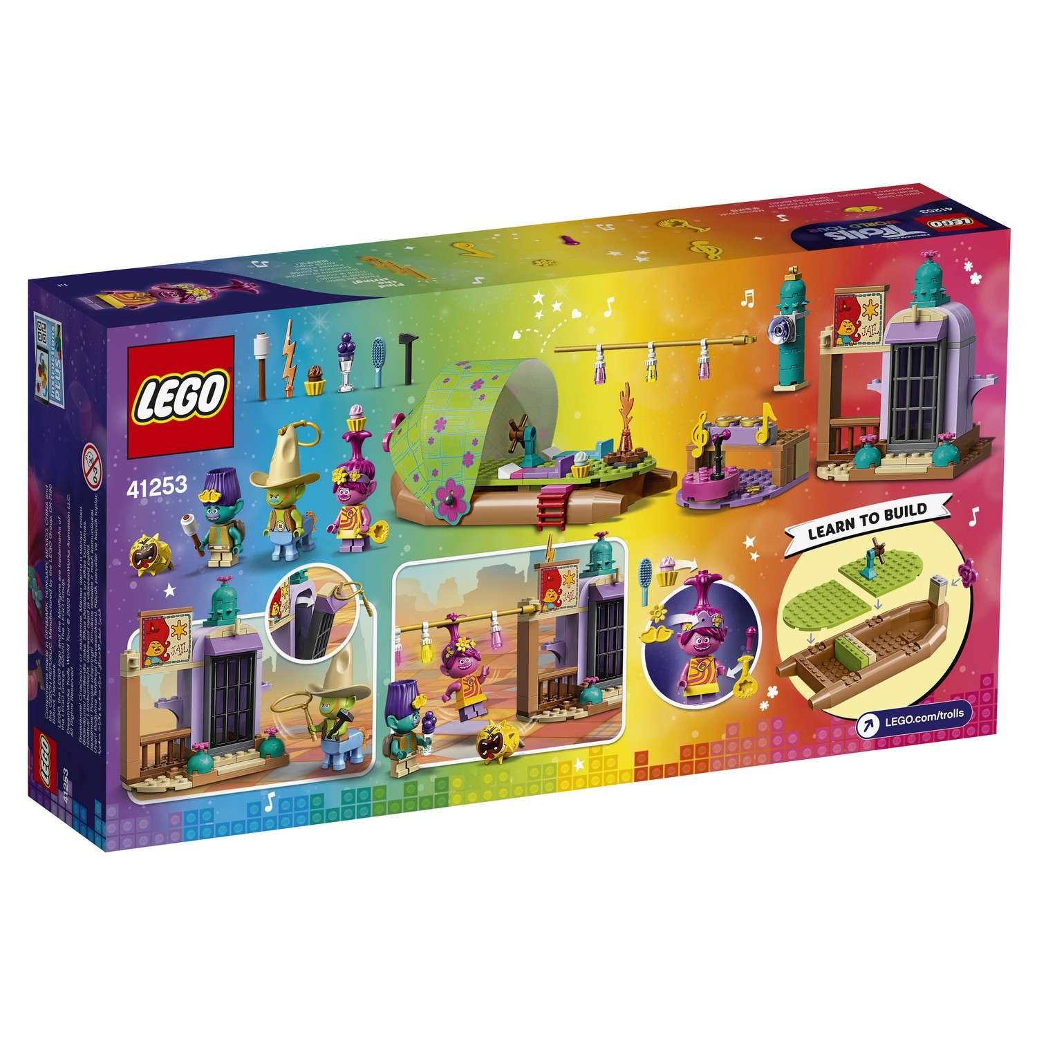 Конструктор LEGO Trolls На плоту в Кантри-тауне блочный - фото 3