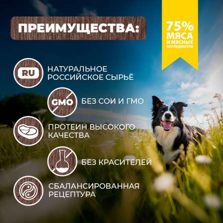 Корм для собак Родные корма курочка по-елецки 410г