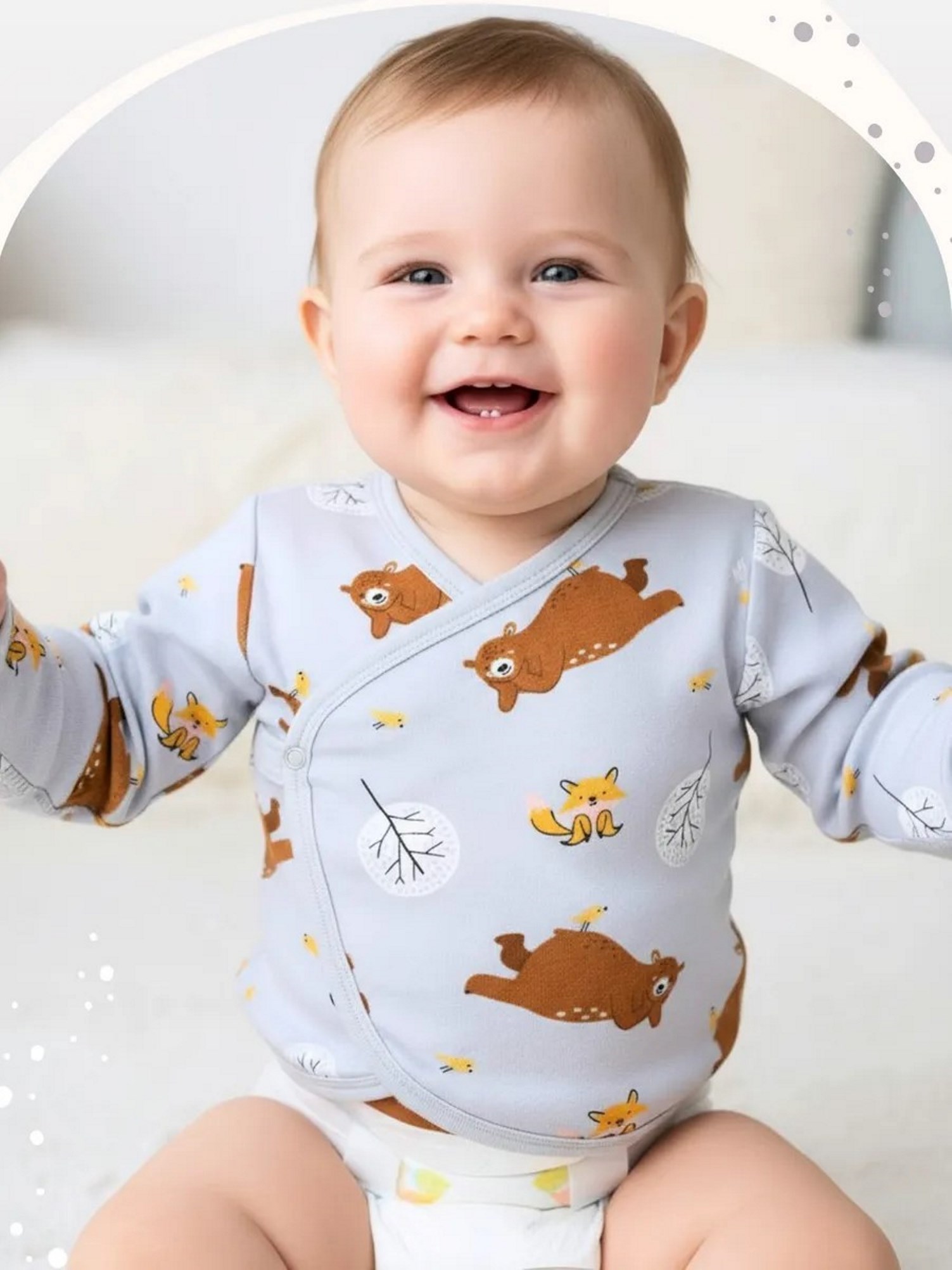 Распашонка 2 шт Lemony kids MN-2487 - фото 3
