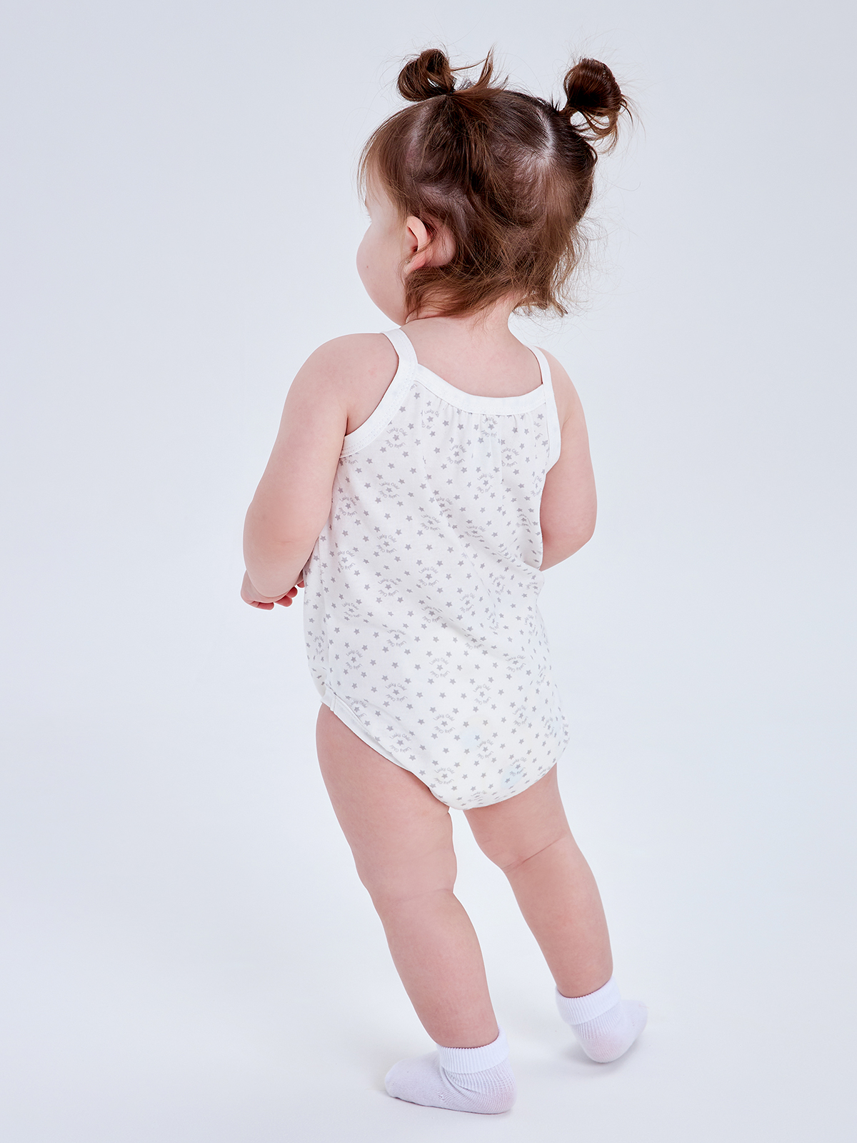 Боди 3 шт Lucky Child 146-19К/роз/св-роз/звезды/0-2 - фото 6