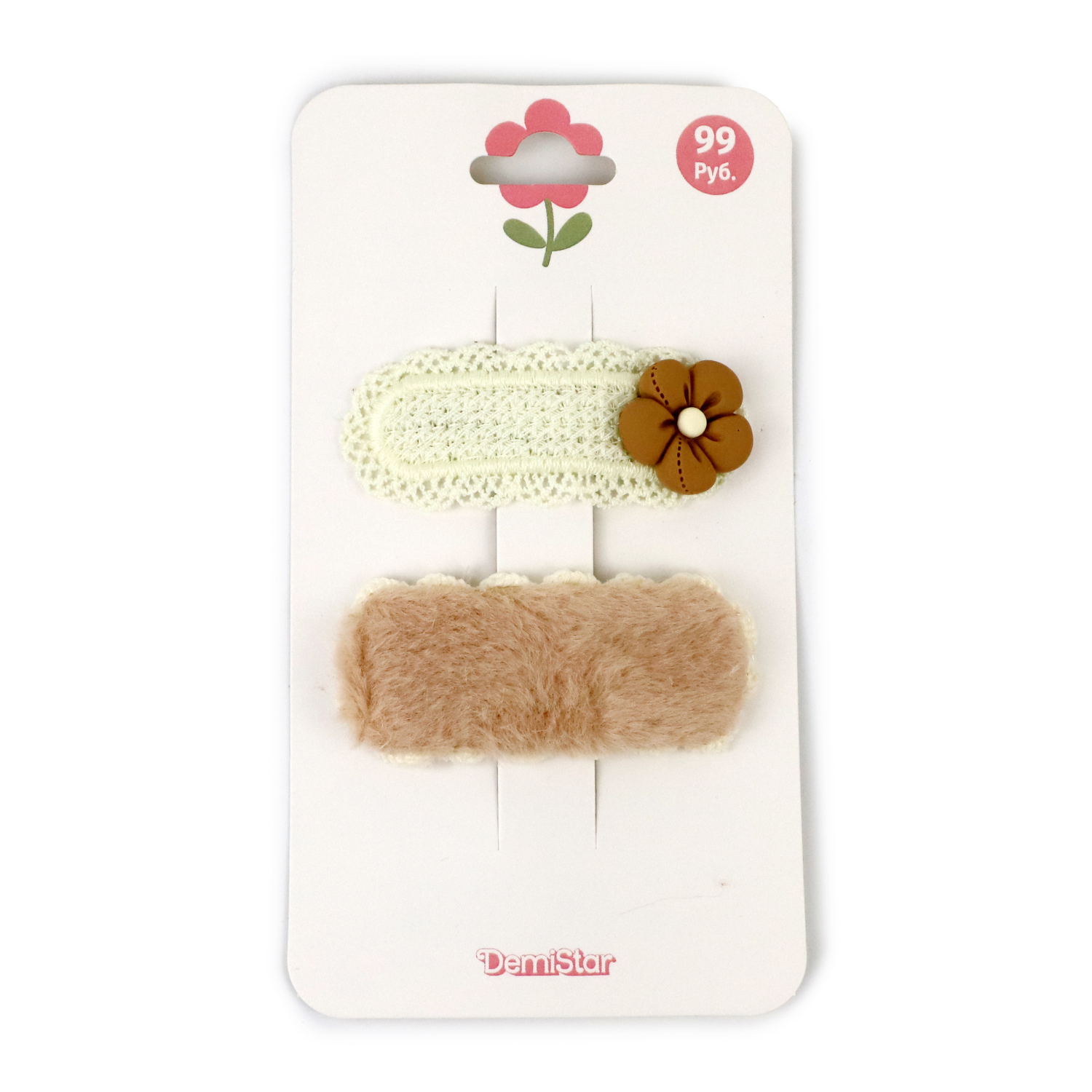 Заколка Demi Star Brown 2 шт. - фото 2