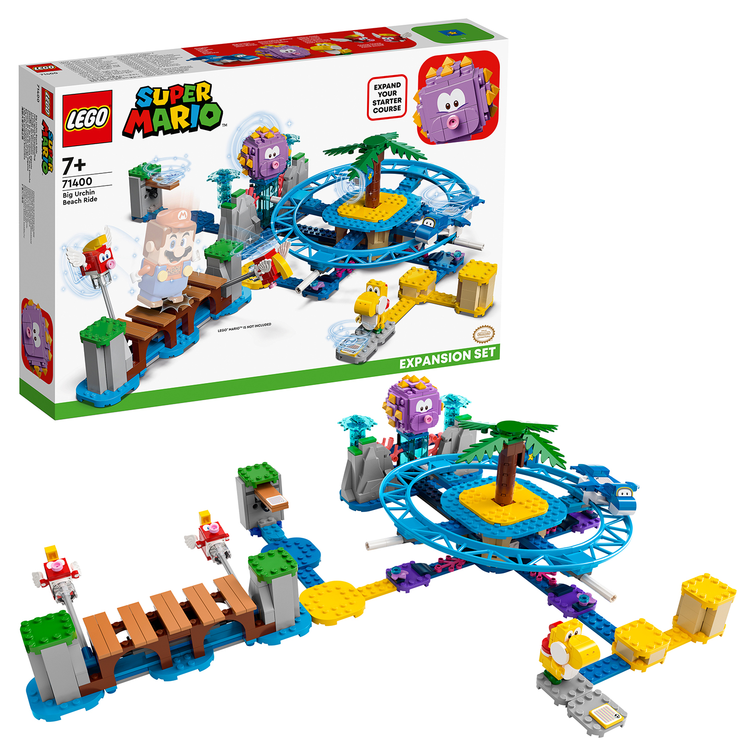 Конструктор LEGO Super Mario Big Urchin Beach Ride 536 дет. - фото 1
