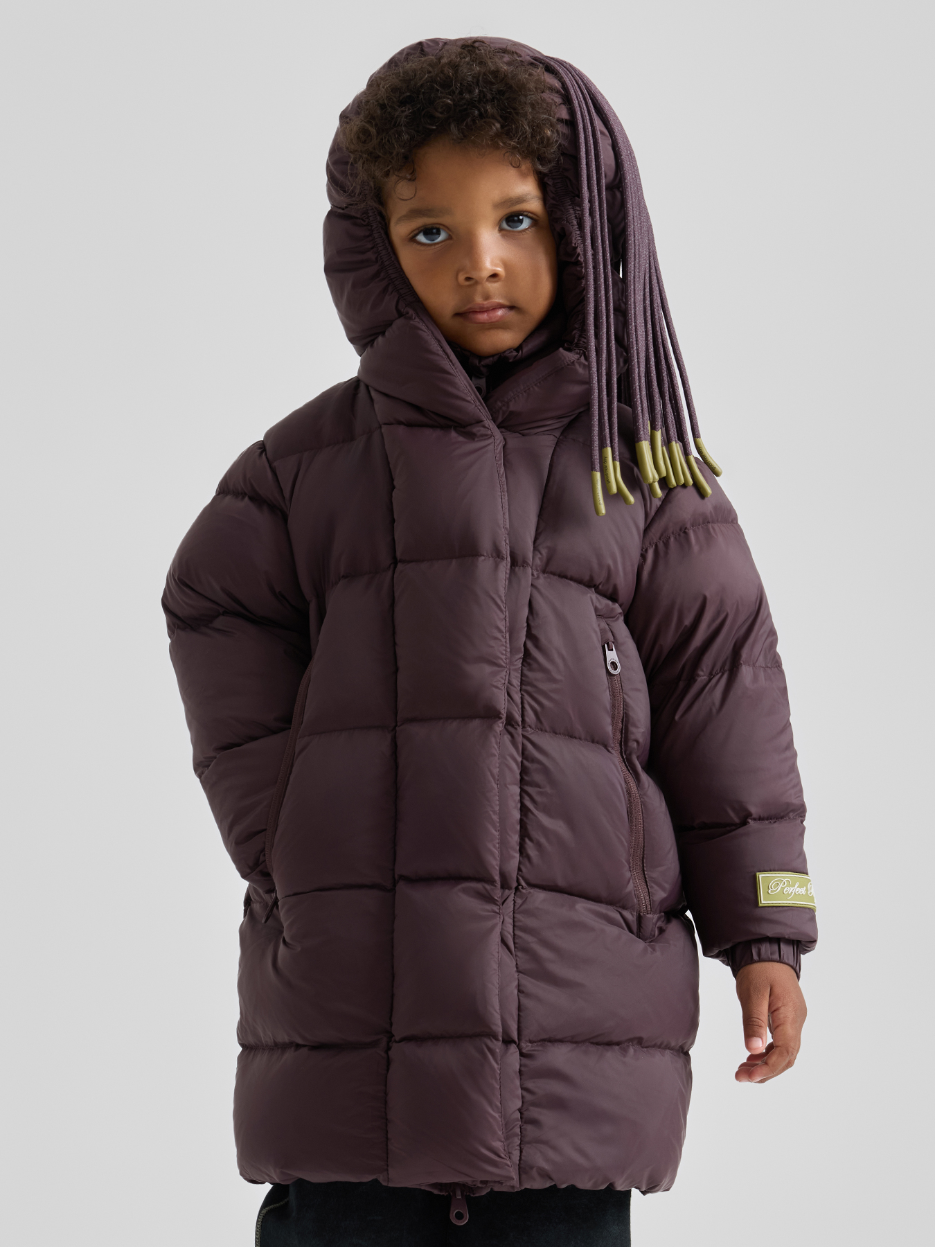 Пуховик Happy Baby 89147_dark-purple - фото 1