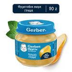 Пюре Gerber Груша с 4 мес 80 г
