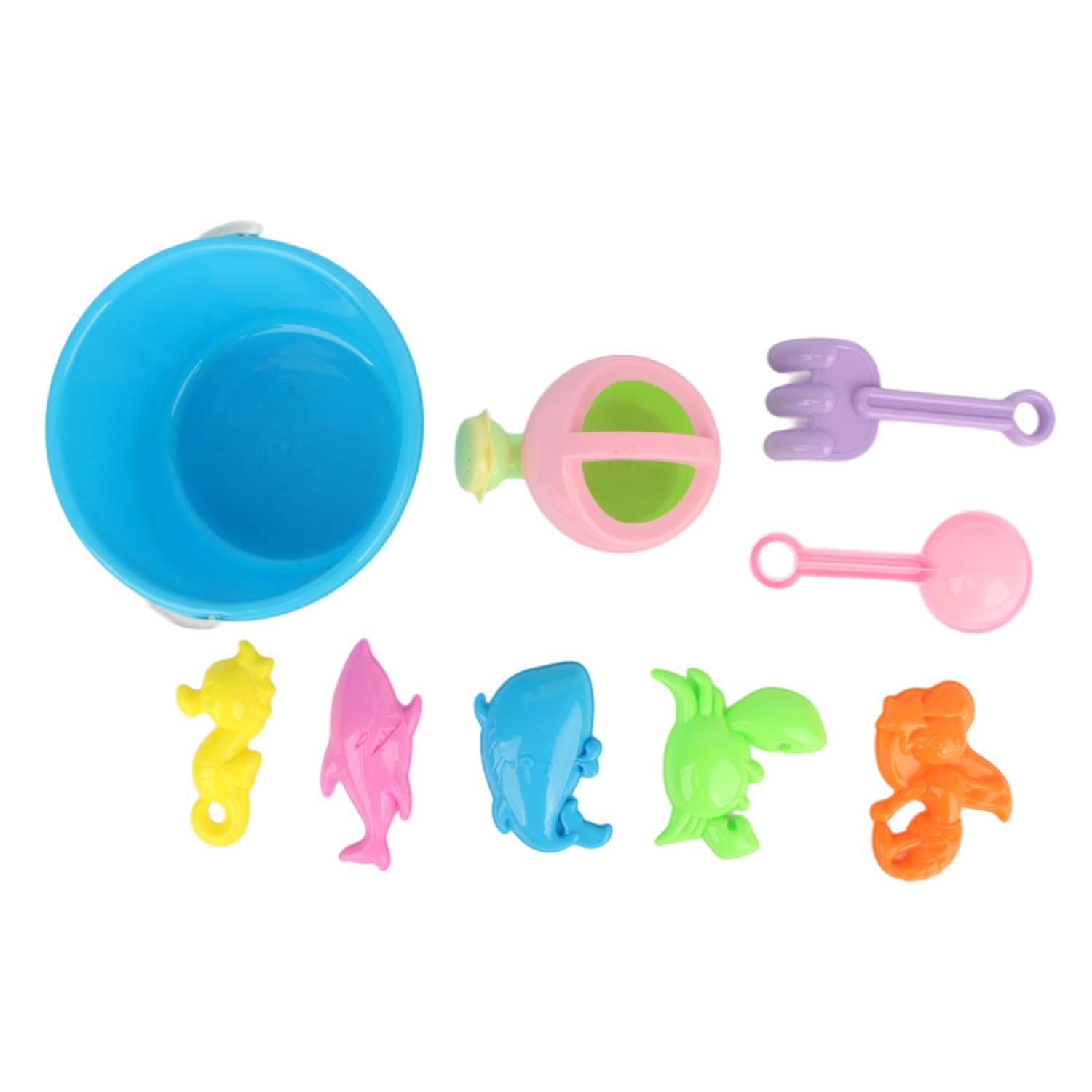 Песочный набор ё с ведёрком 9 предм. - фото 3