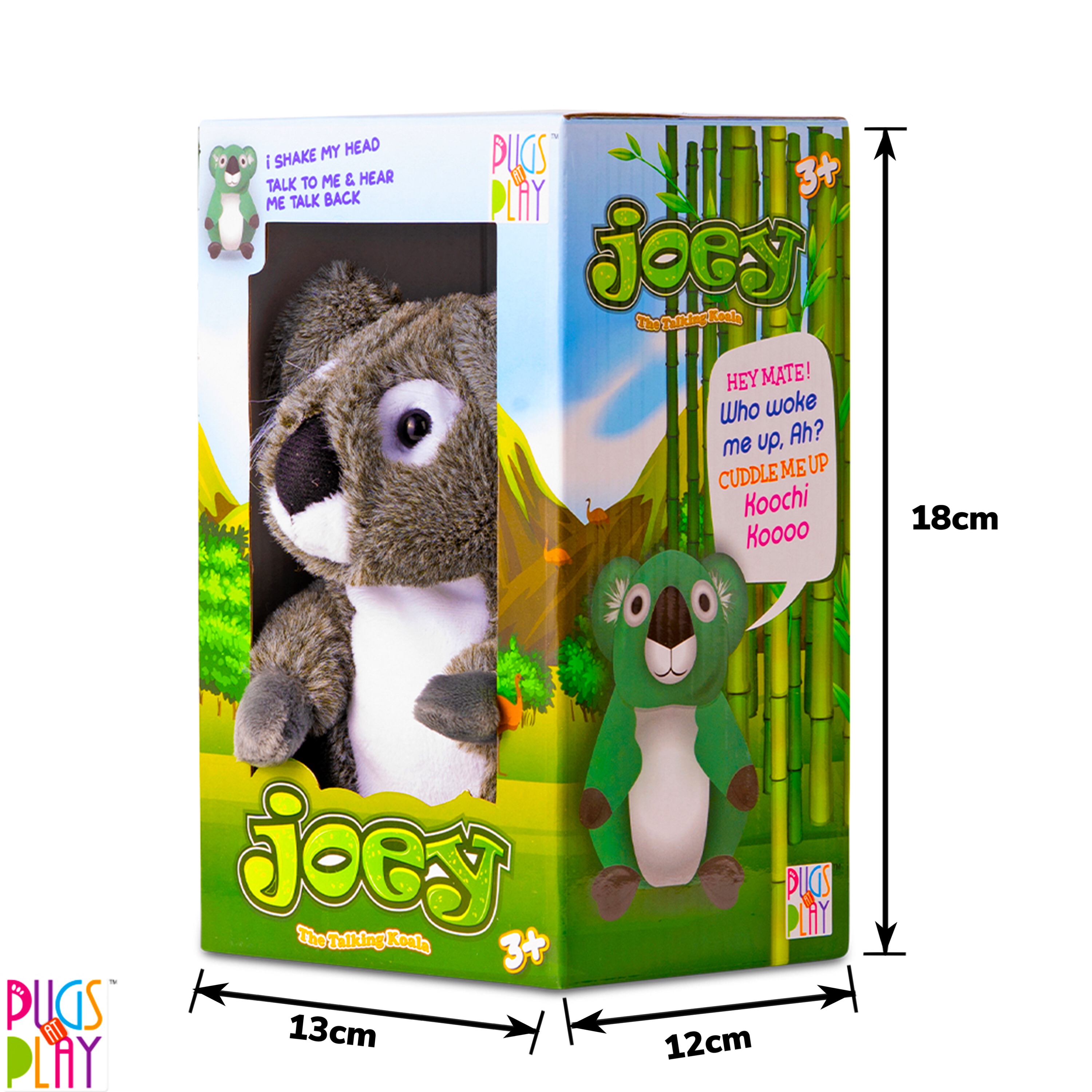 Игрушка PUGS AT PLAY Коала Джоуи - фото 2