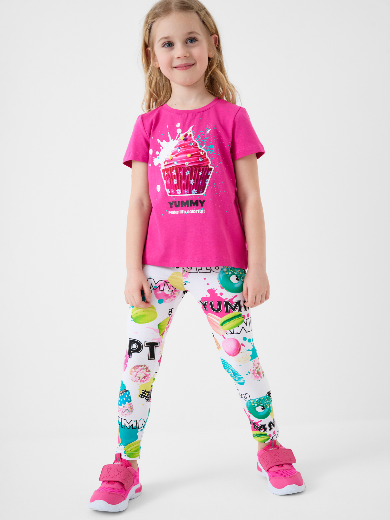 Футболка и леггинсы PlayToday 12622261 - фото 1