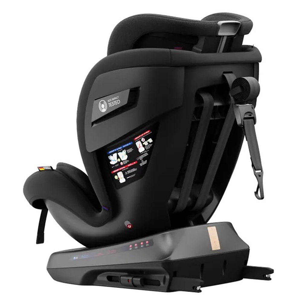 Автокресло KLEE Rapid 360 Fix Isofix 0+/1/2/3 (0-36 кг) черный - фото 6