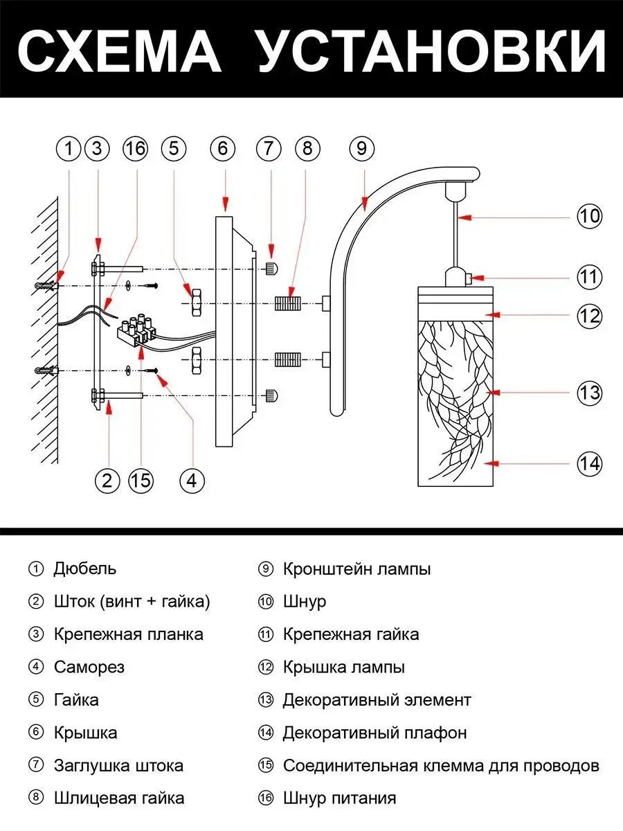 Светильник настенный LLL Бра квадрат зеленый - фото 7