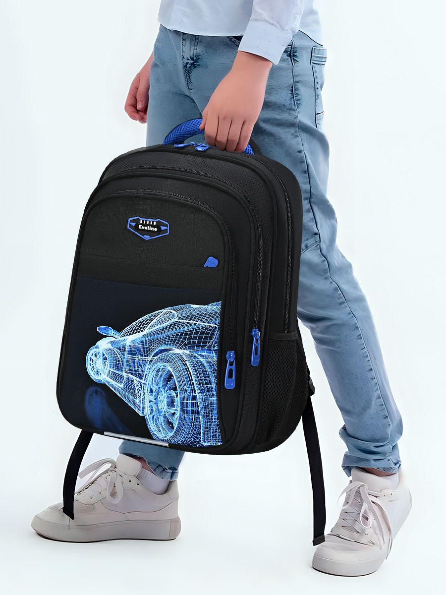 Ранец Evoline EVO-1009-car-41 - фото 14