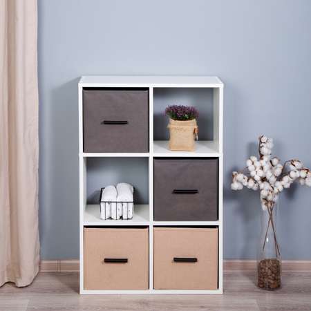 Стеллаж LETTA Quattro New Цвет Белый 642х932hх288