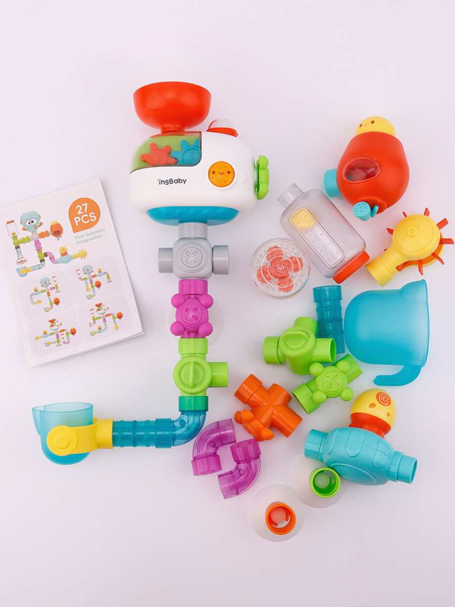 Игрушка TIPTOPOLIS трубопровод 26 элементов - фото 10