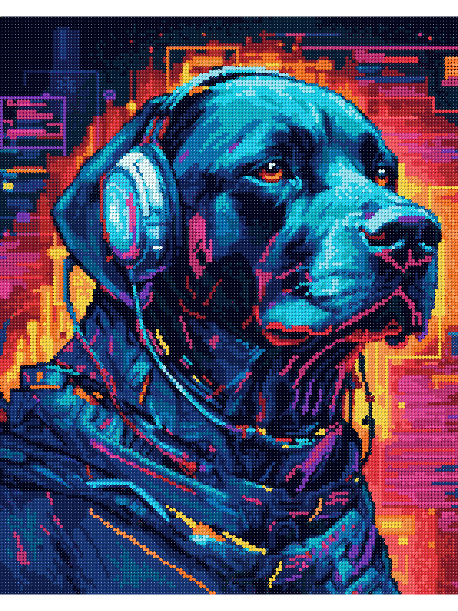 Алмазная мозаика Art on Canvas Техно дог в ассортименте - фото 2