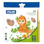Карандаши цветные MILAN 24 шт.