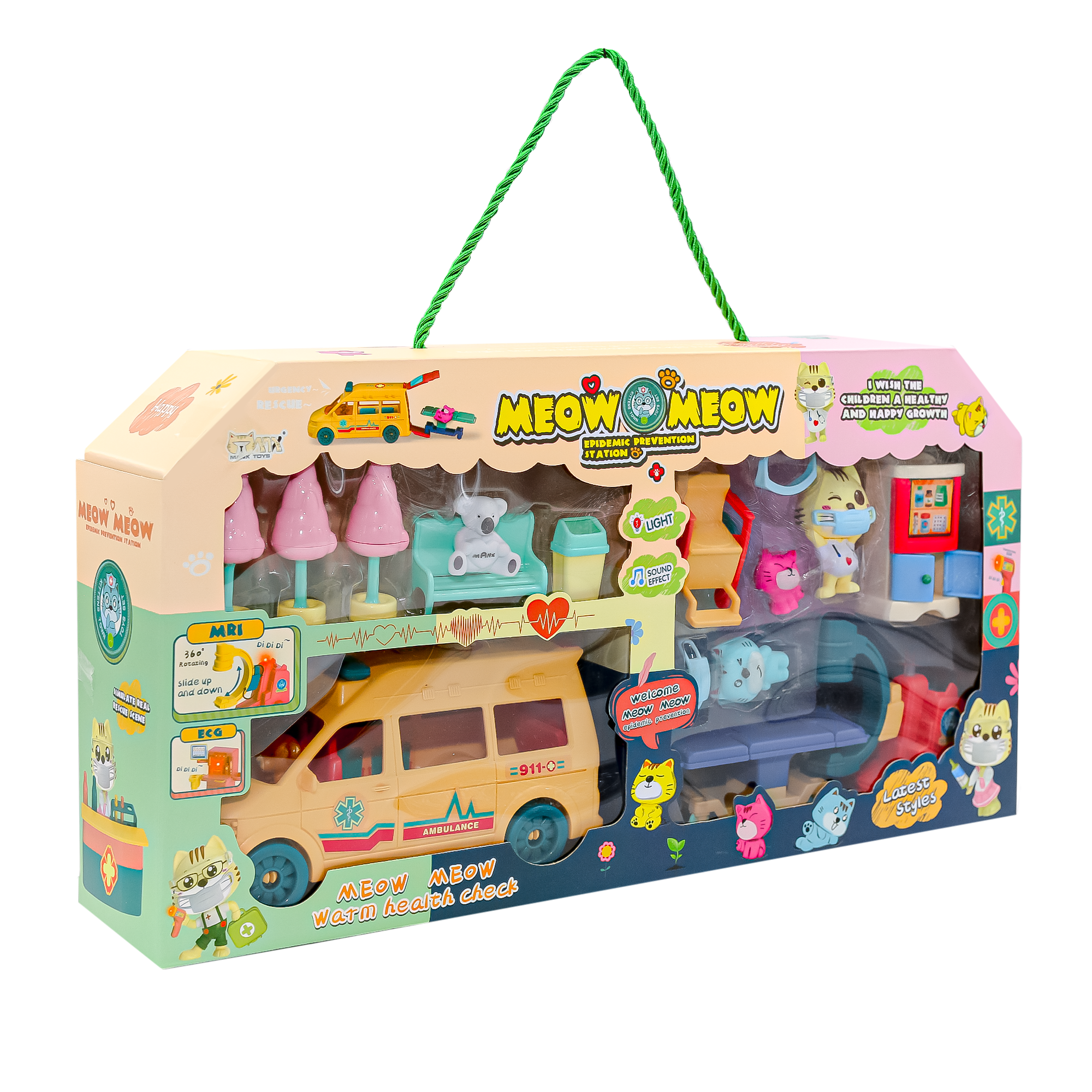 Игровой набор SHARKTOYS Мяу-мяу: Лечебный центр - фото 5