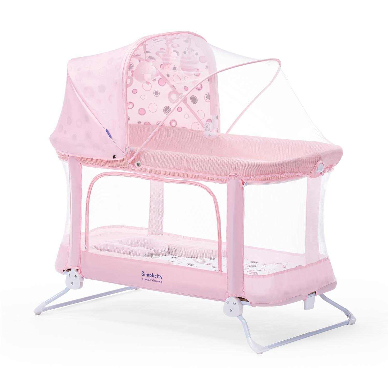 Колыбель SIMPLICITY 4030 Auto розовый - фото 10