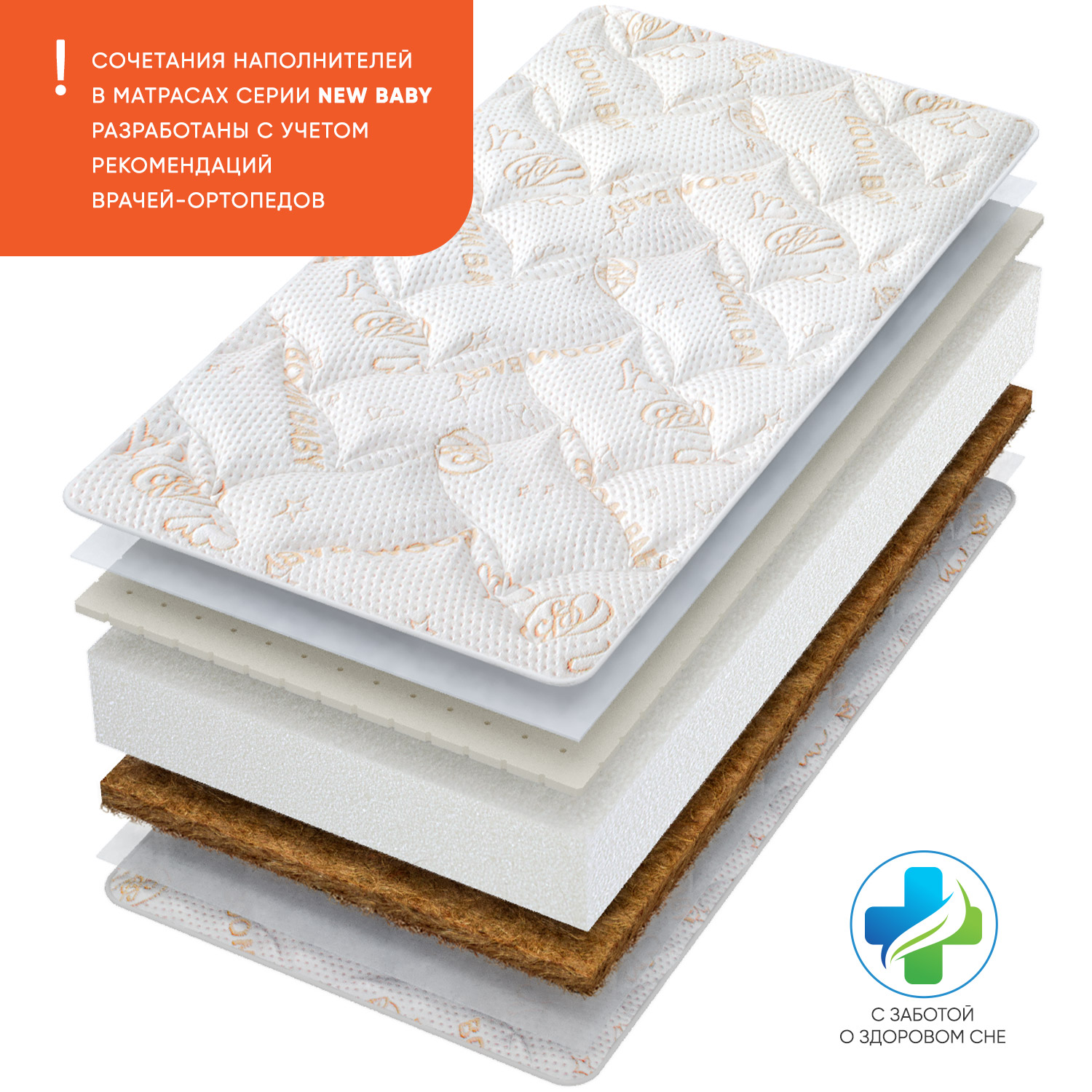 Матрас Boom Baby NB Orto Lux 70х140 - фото 3