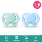Пустышка Philips Avent ортодонтическая от 0 мес. 2 шт.
