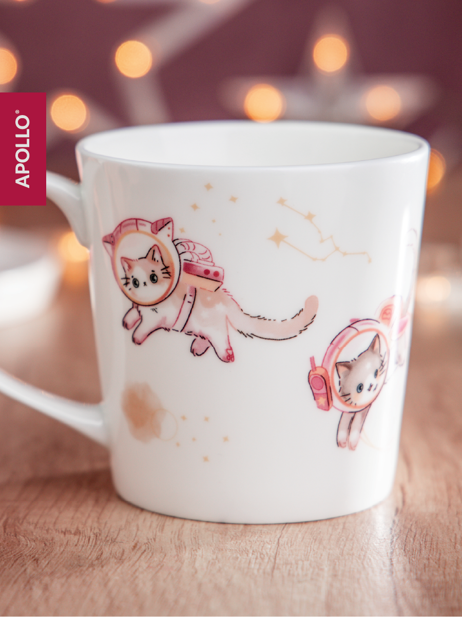 Кружка APOLLO розовый - фото 9