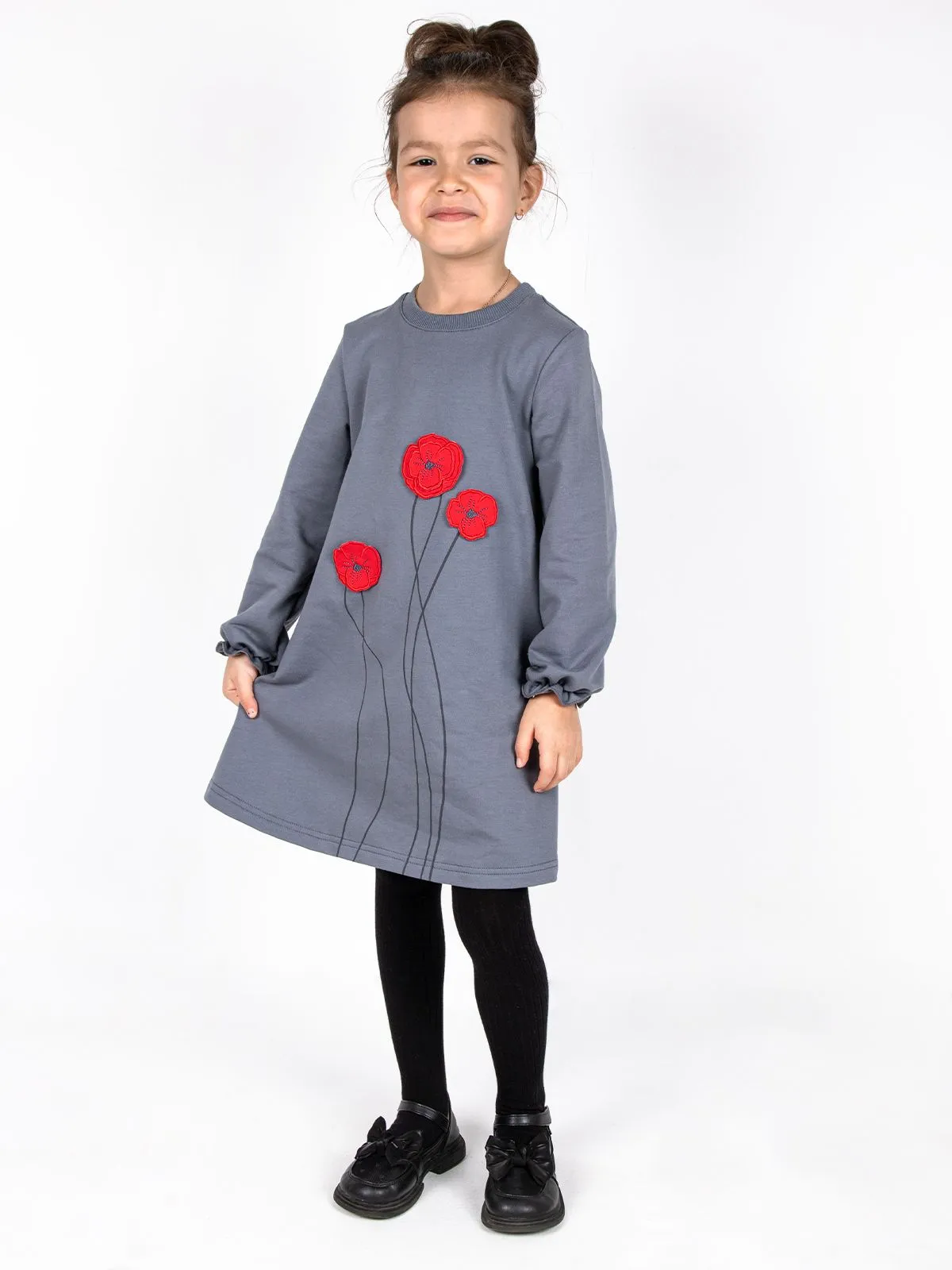 Платье Осьминожка 423-169/пв маки - фото 5