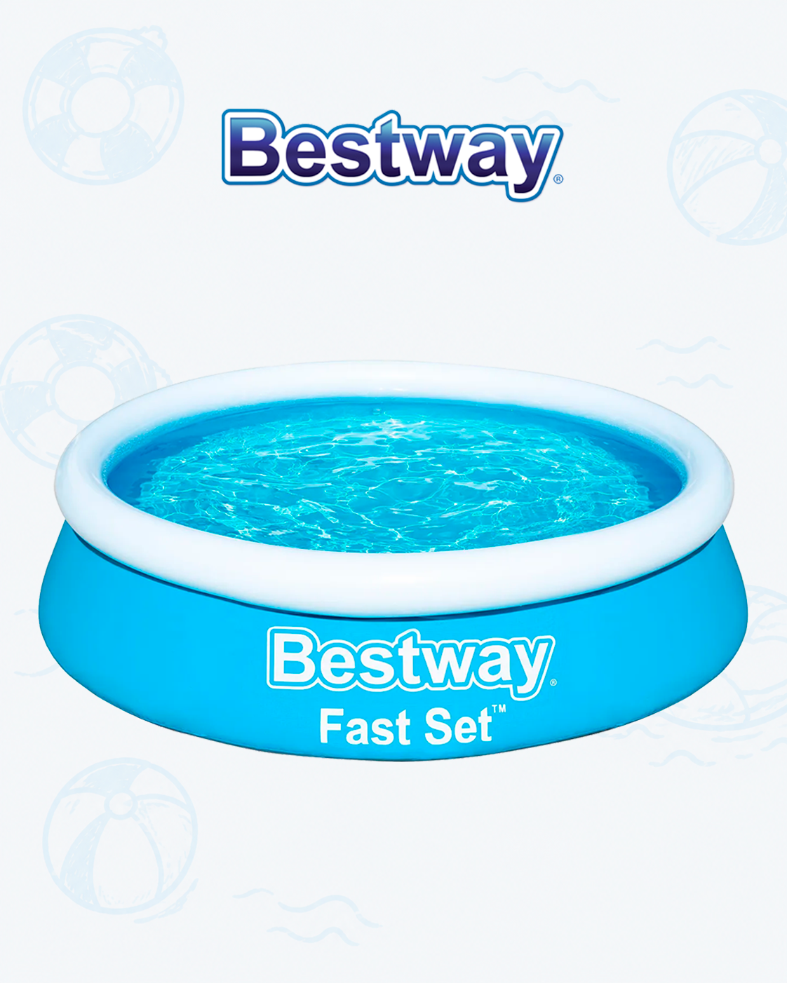 Бассейн Bestway Fast Set - фото 1