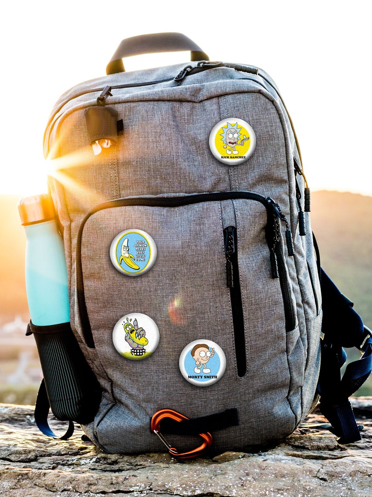 Значок PRIORITY Рик и Морти 4 шт. - фото 5