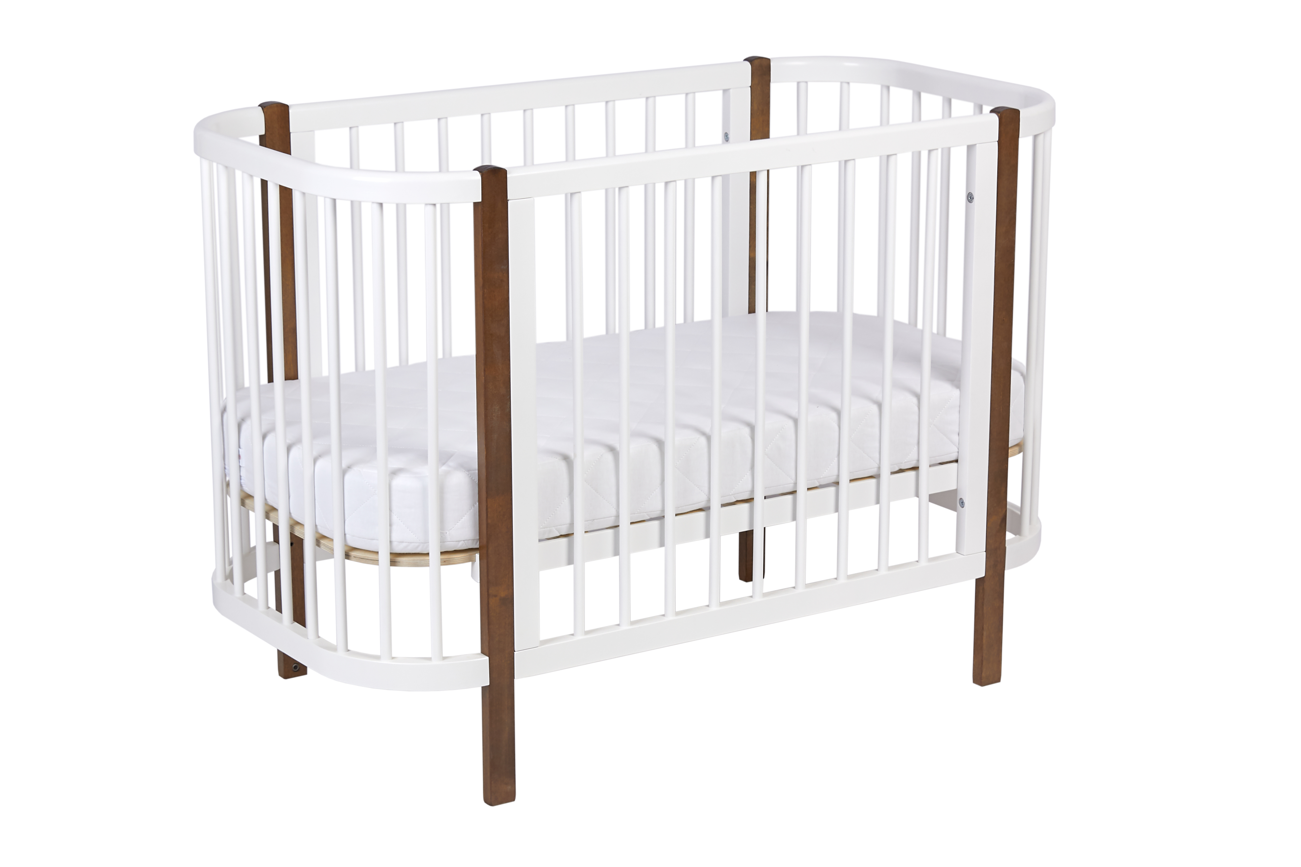 Детская кроватка Polini kids прямоугольная, продольный маятник - фото 14