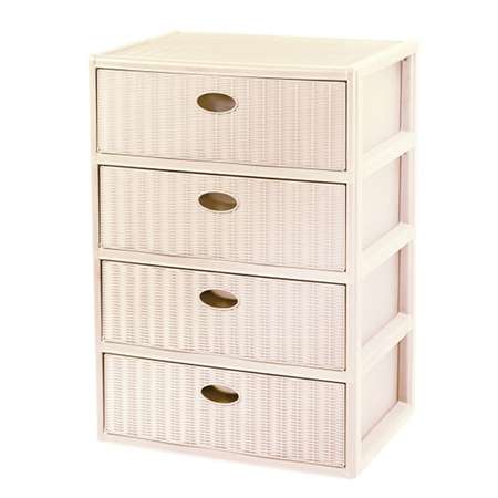 Комод elfplast прямоугольный Elegance слоновая кость