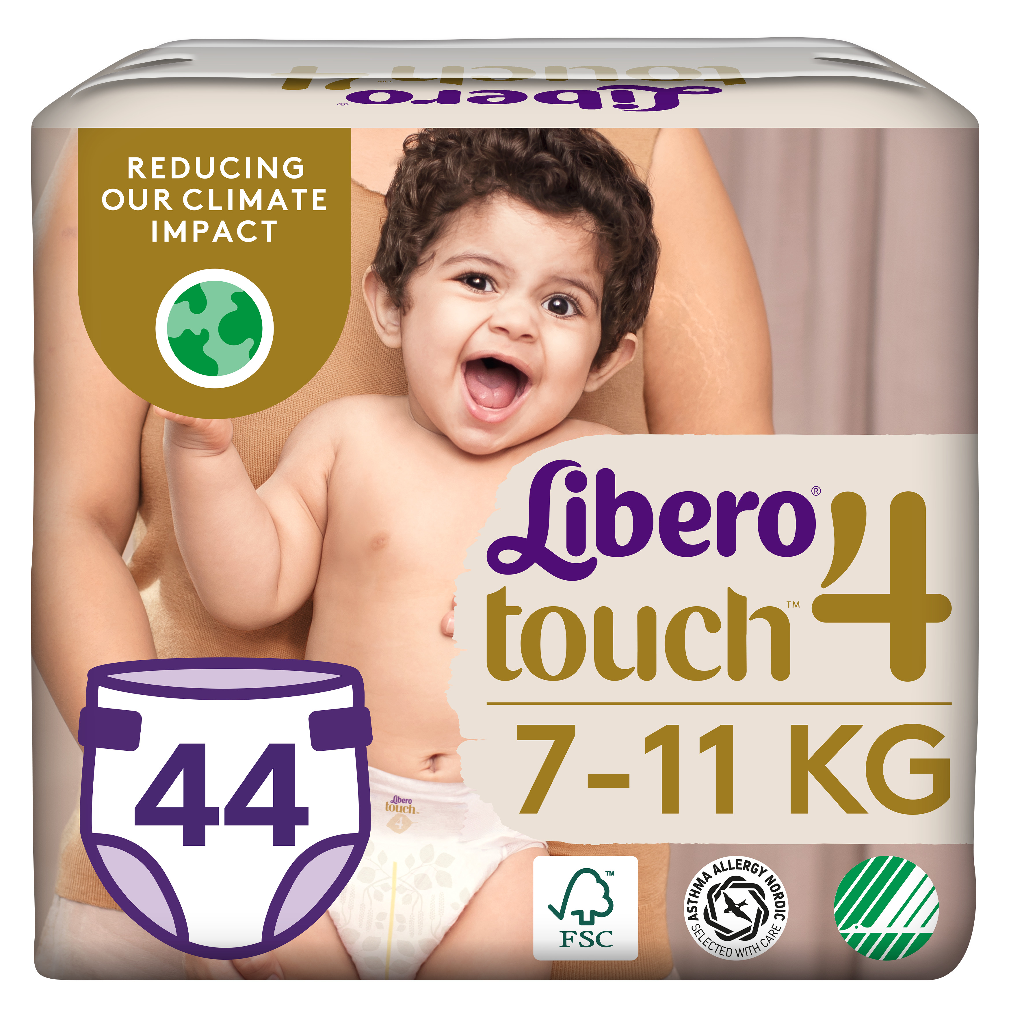 Подгузники Libero 4 (7-11 кг) 44 шт. - фото 1