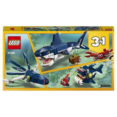 Конструктор LEGO Creator Обитатели морских глубин блочный