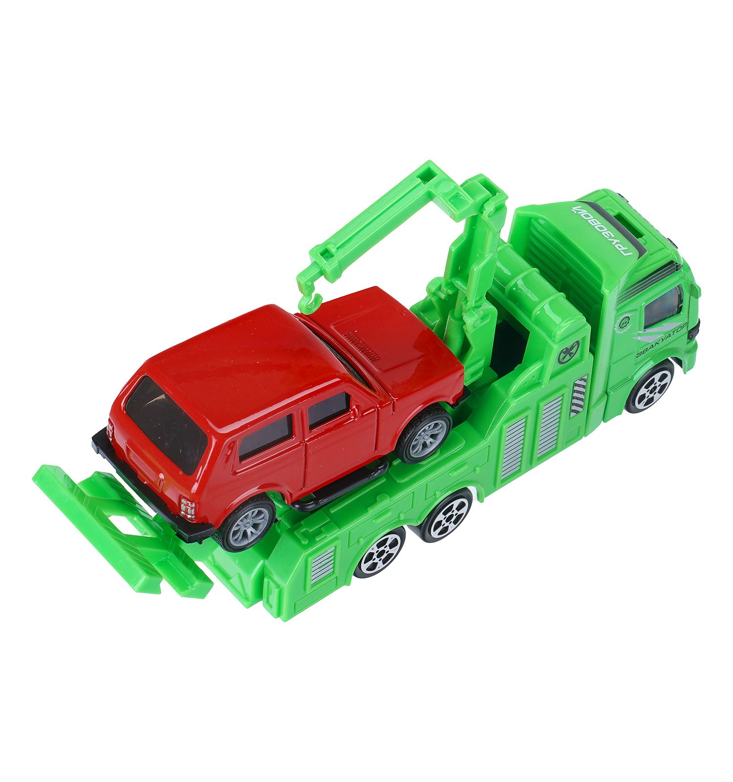 Игровой набор Технопарк LADA 4х4 +Эвакуатор 416407 - фото 2