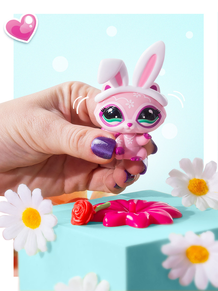Игровой набор Littlest Pet Shop Весенний вайб Енот - фото 8
