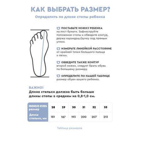 Ботинки Indigo kids