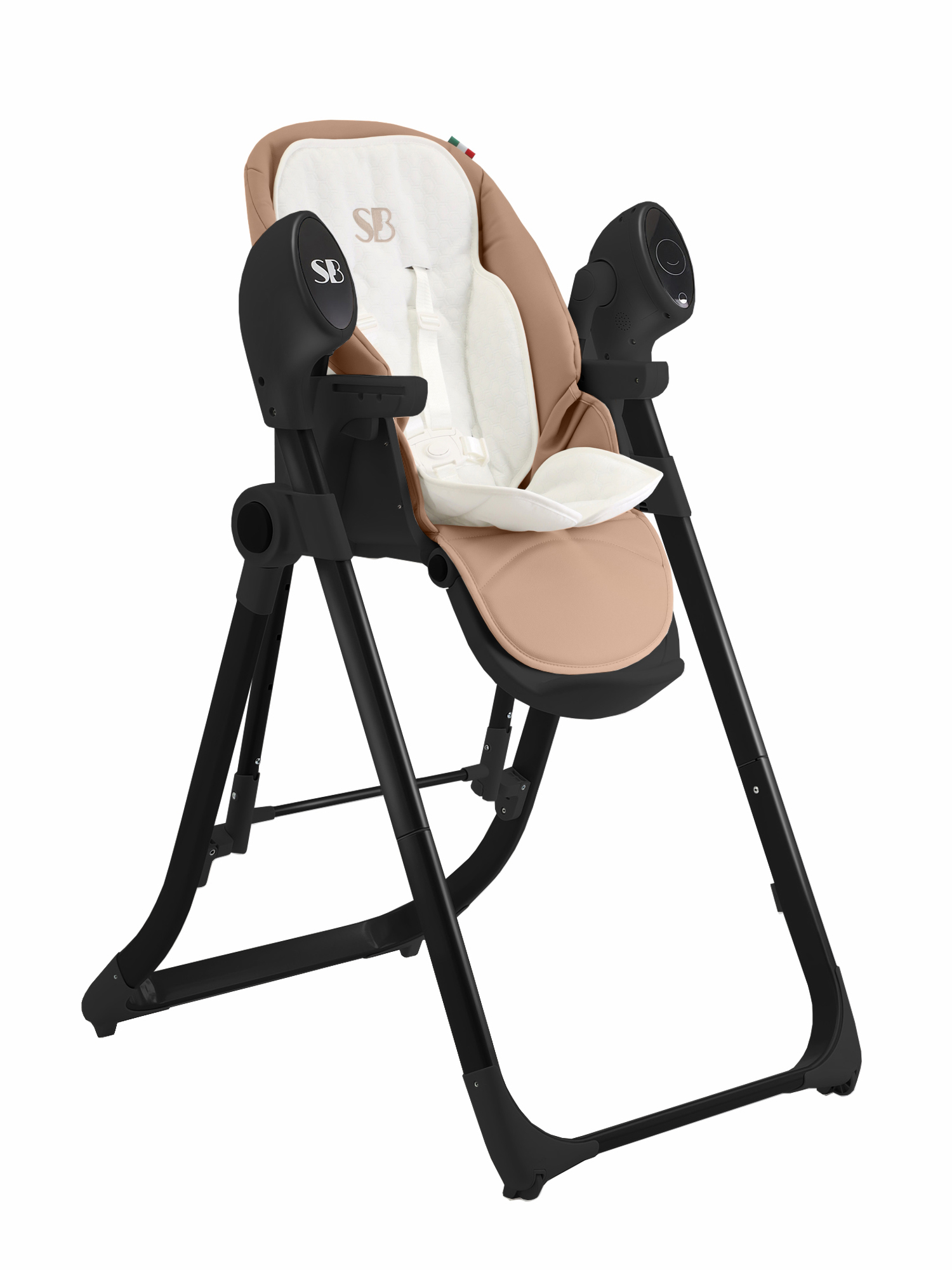 Стульчик для кормления Sweet Baby Fiesta Black Beige бежевый - фото 15